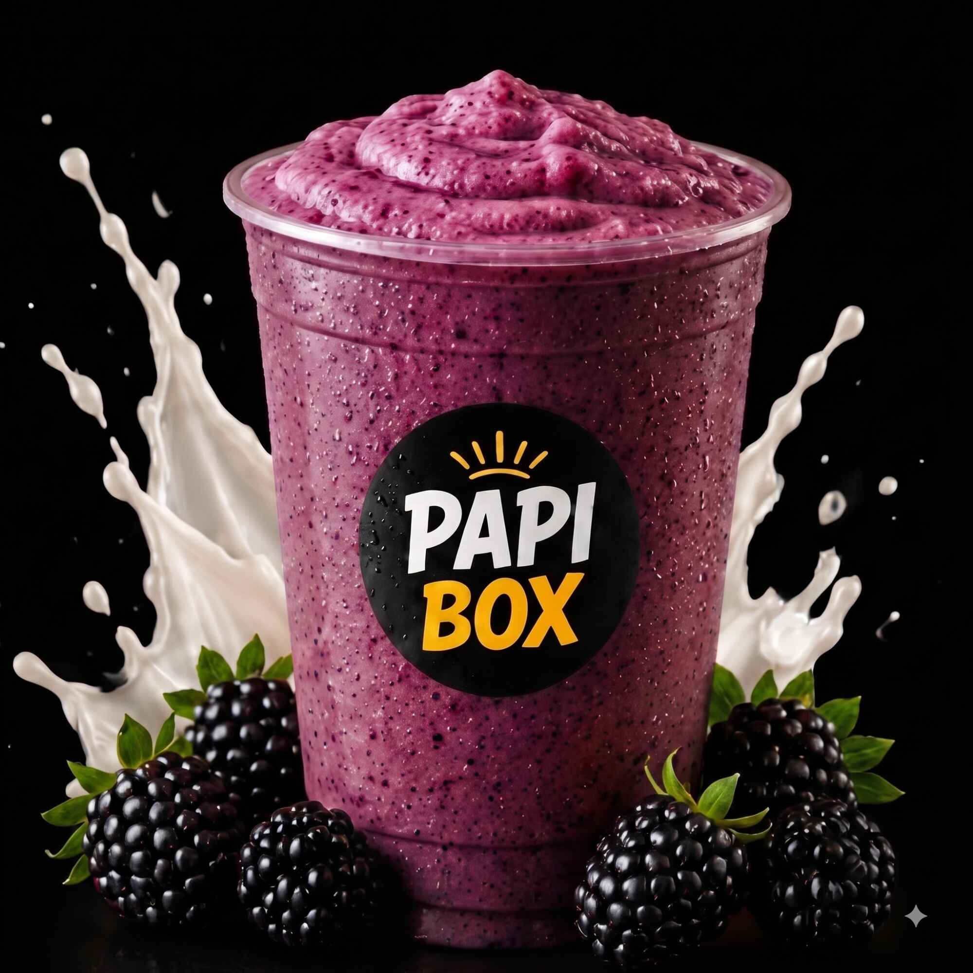 Batido de Mora en Leche