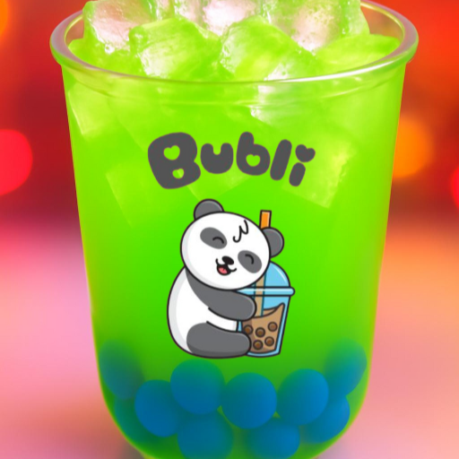 Manzana Verde Neón con Perlas de Blueberry