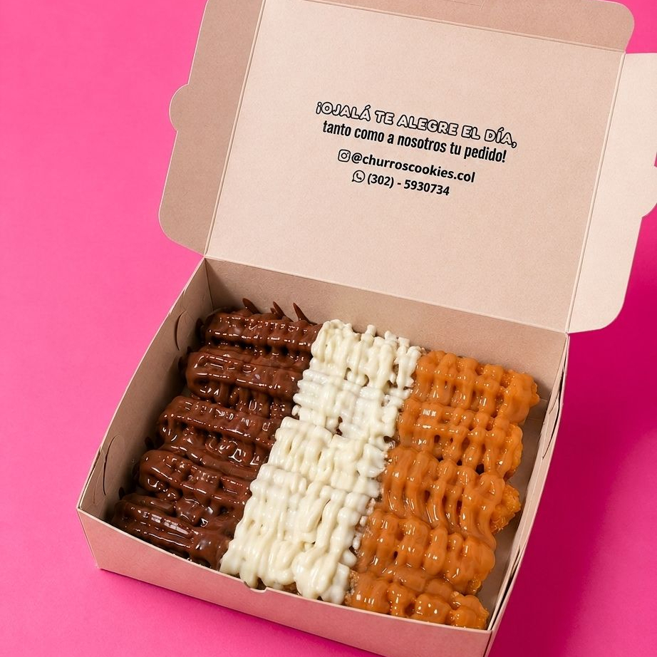 Churros Largos + 3 Salsas