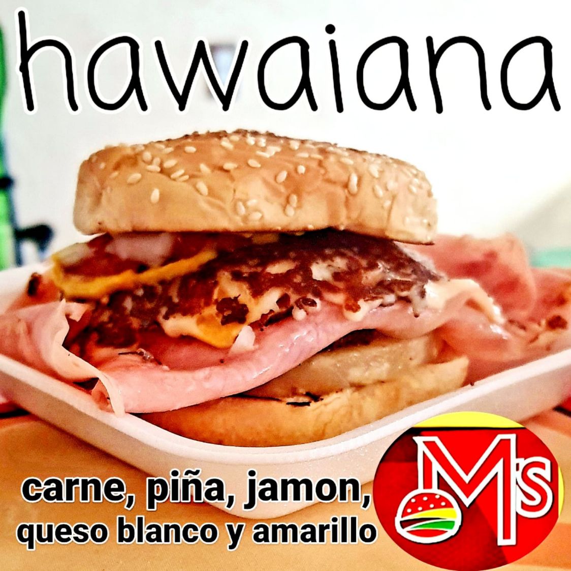 Hamburguesa Hawaiana