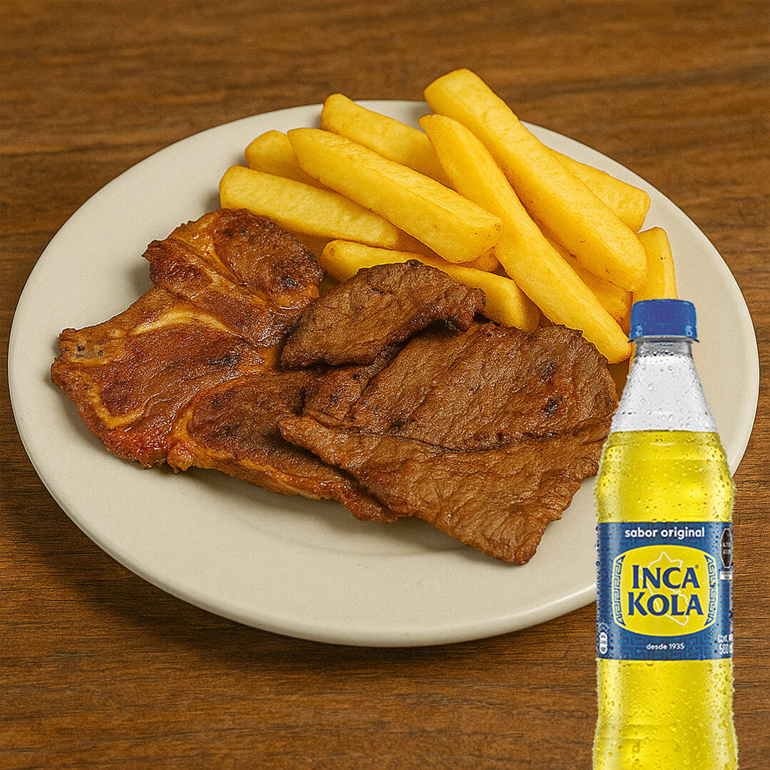 Churrasco A La Parrilla + Inca Kola 500ml