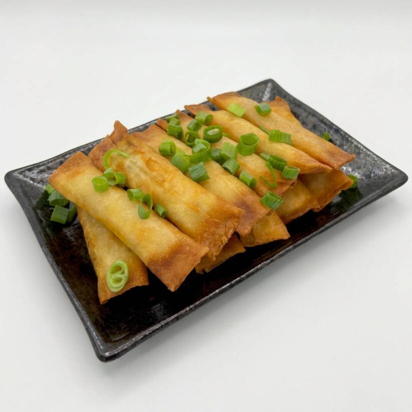 Peixe Empanado em Massa Fina Especial Salpicado com Alho e Cebolinha