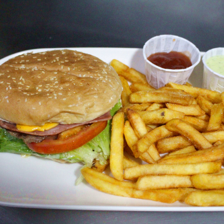 Combo Hamburguesa con Queso
