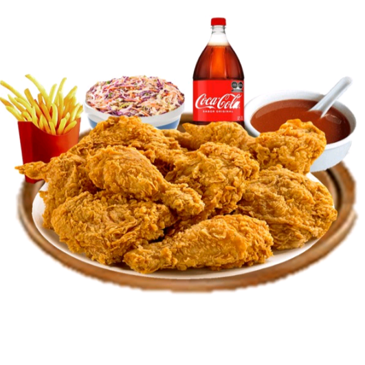 Pollo Campero 4 Piezas + Coca 2 L