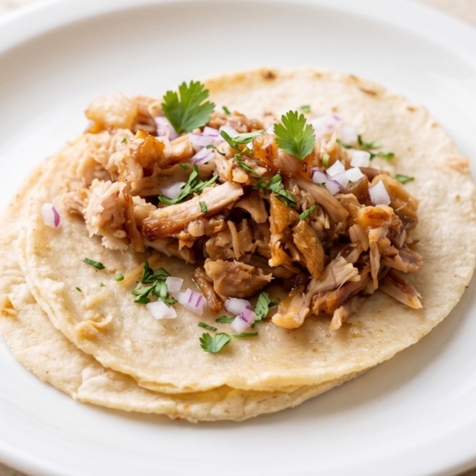 Taco de Maciza con Cuerito