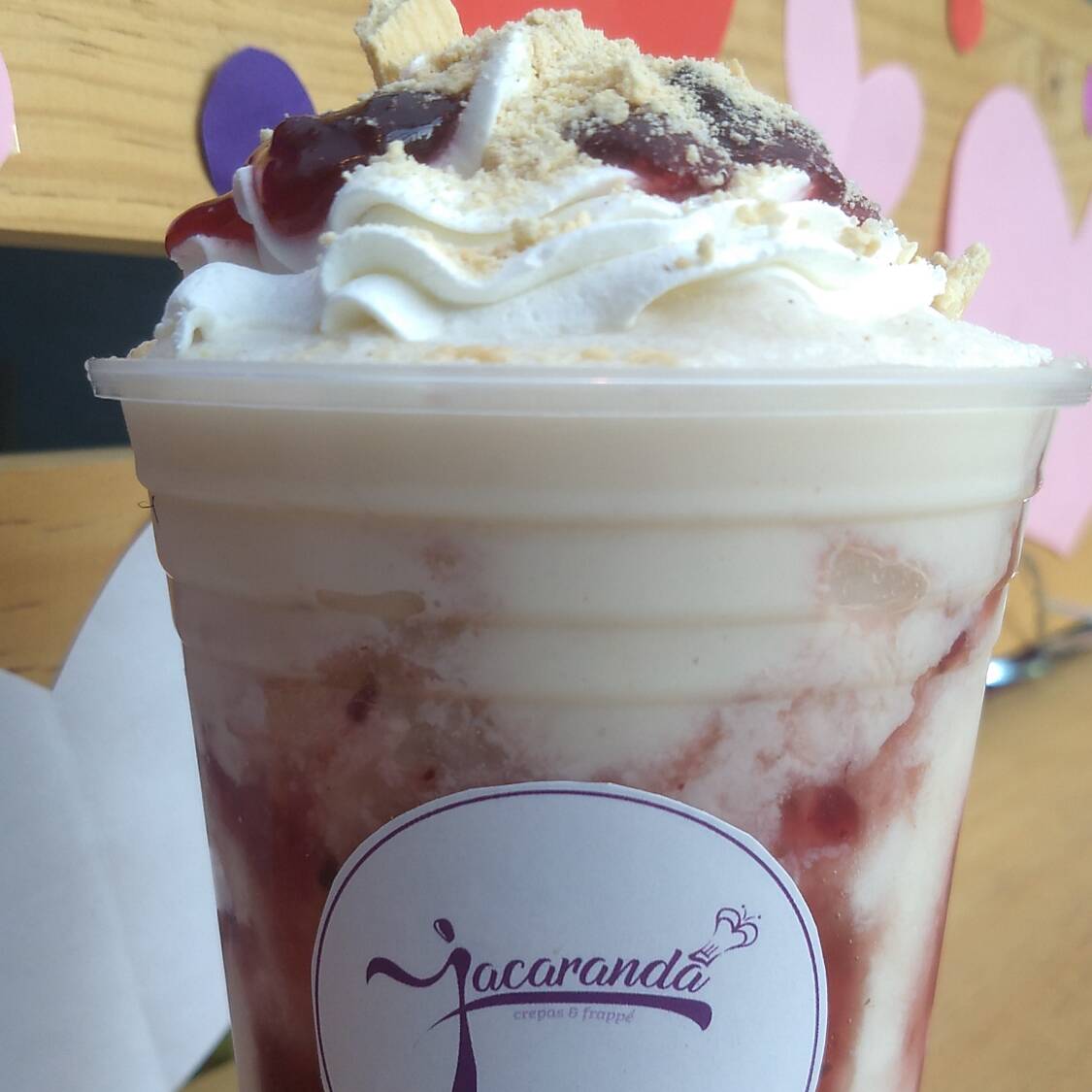 Frappé Cheesecake con Frutos Rojos