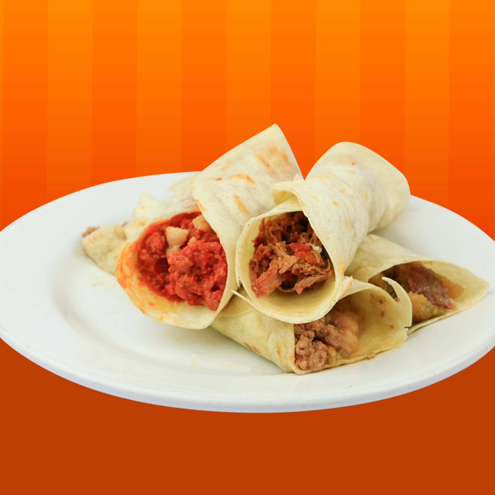 Burritos con Guisado