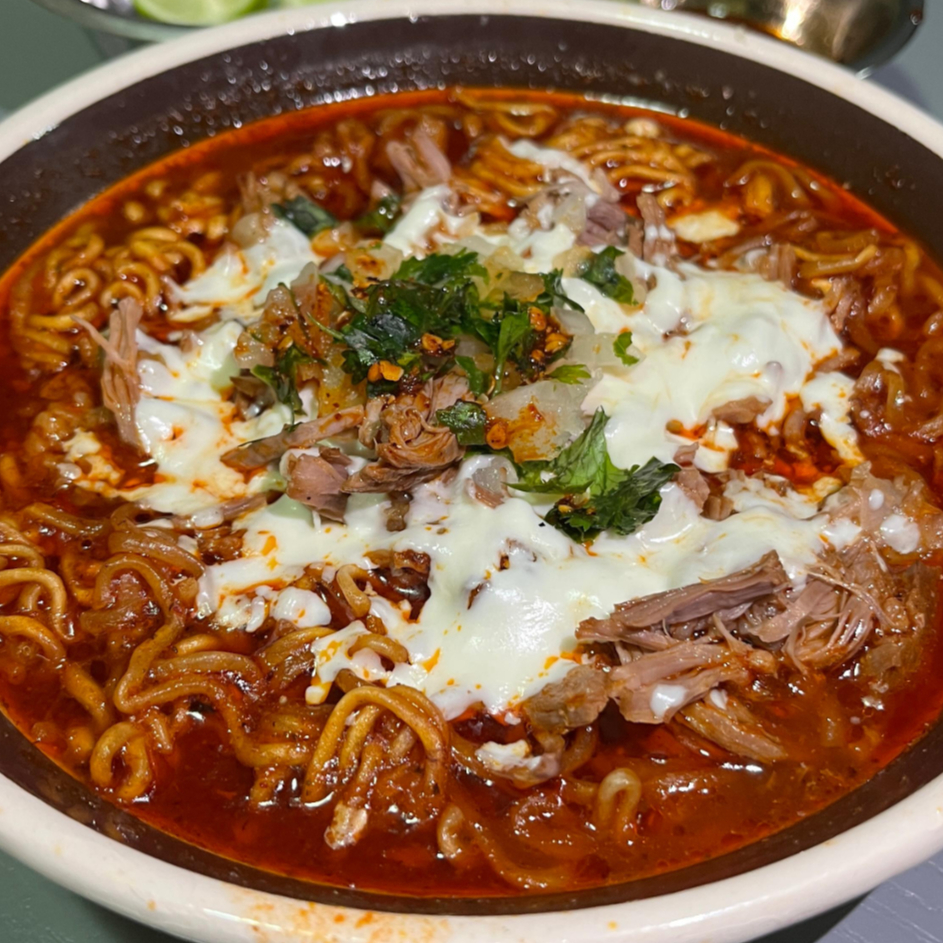 Birriamen con Queso