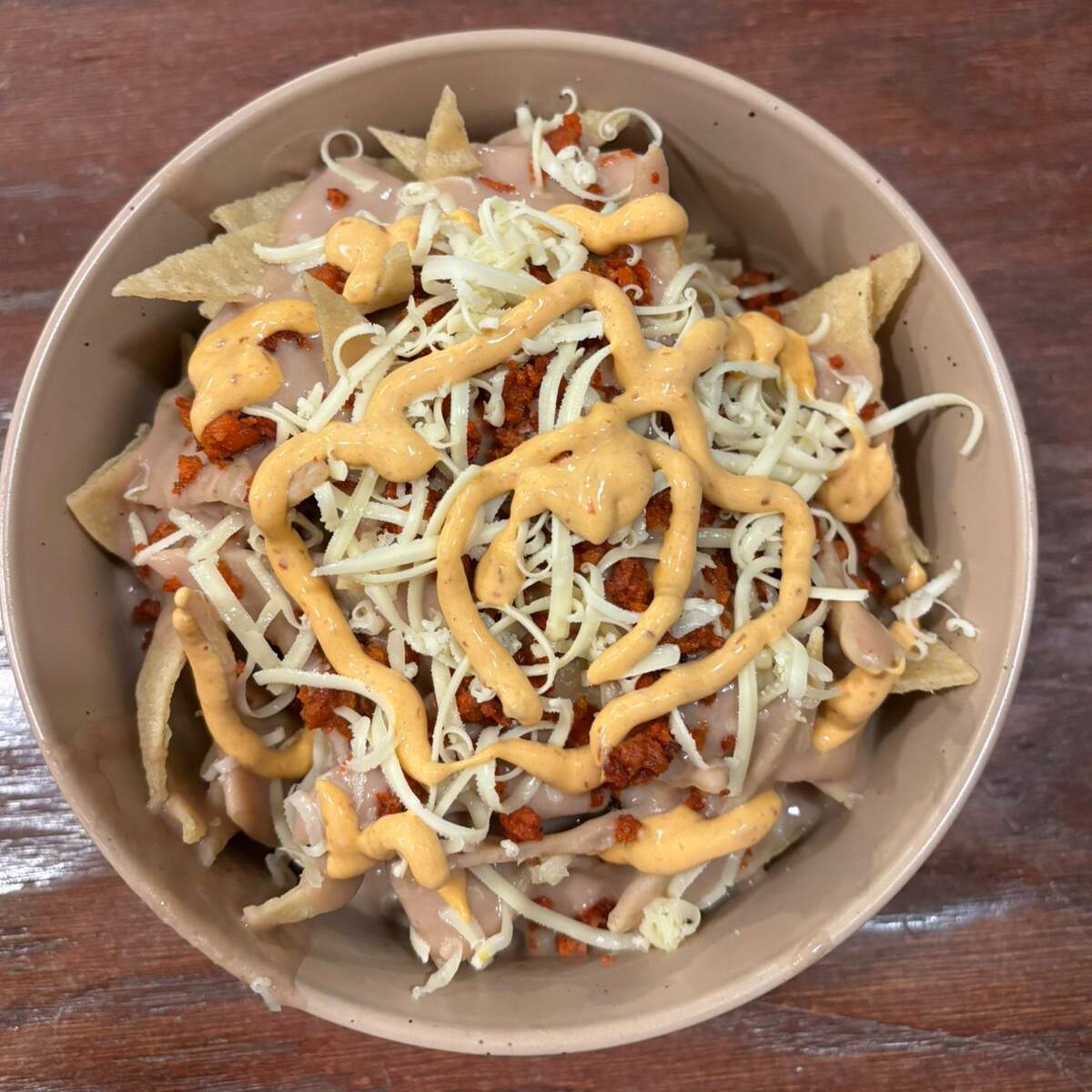 Chilaquiles Con Salsa de Frijoles