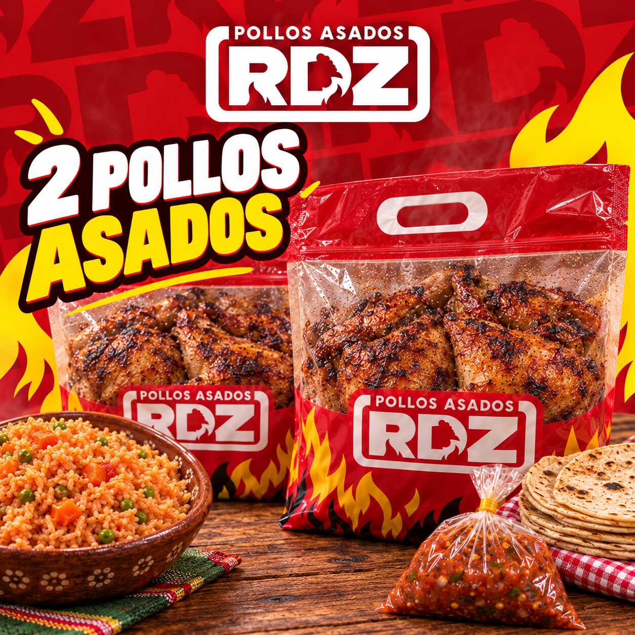 2 Pollos Asados
