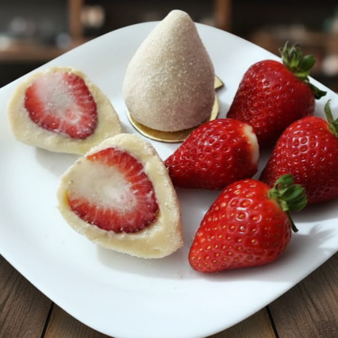 Coxinha de Ninho recheada com Morango