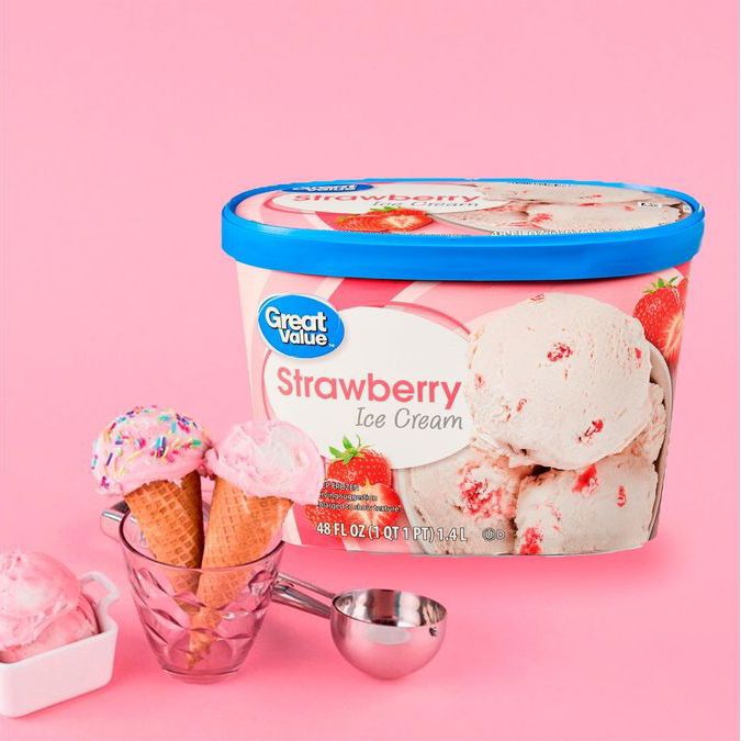 Helado Sabor Fresa