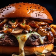 Hamburguesa Savory Mushroom
