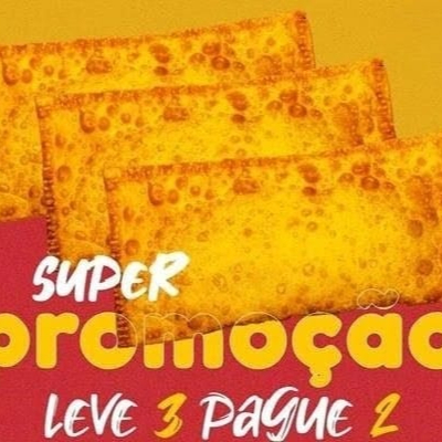 Na compra de 2 pastéis tradicionais (23 cm), ganhe mais 1 pastel doce (23 cm) de presente!