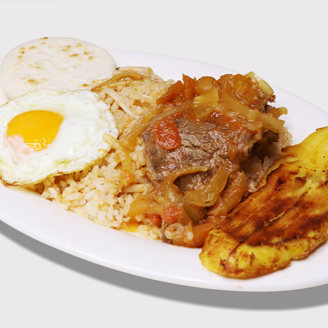 Calentado de la Abuela con Bisteck