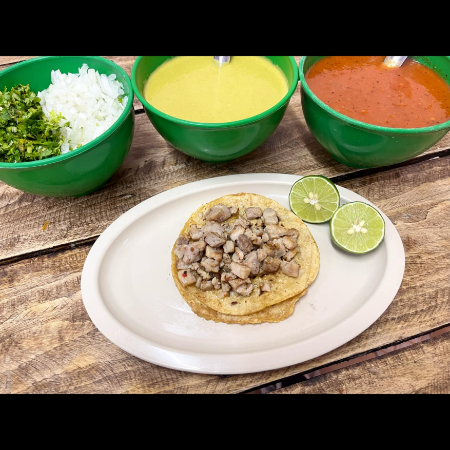 Tacos con Tortilla de Harina