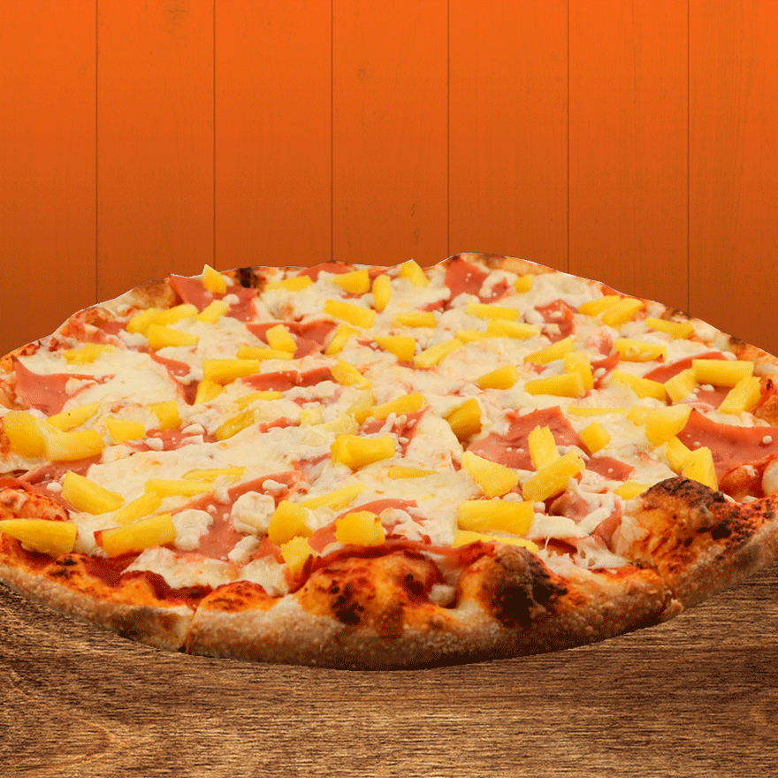 Pizza Gourmet Jamón & Piña Alto C