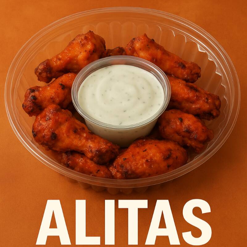 Alitas 10 Pzas Adobadas Picositas
