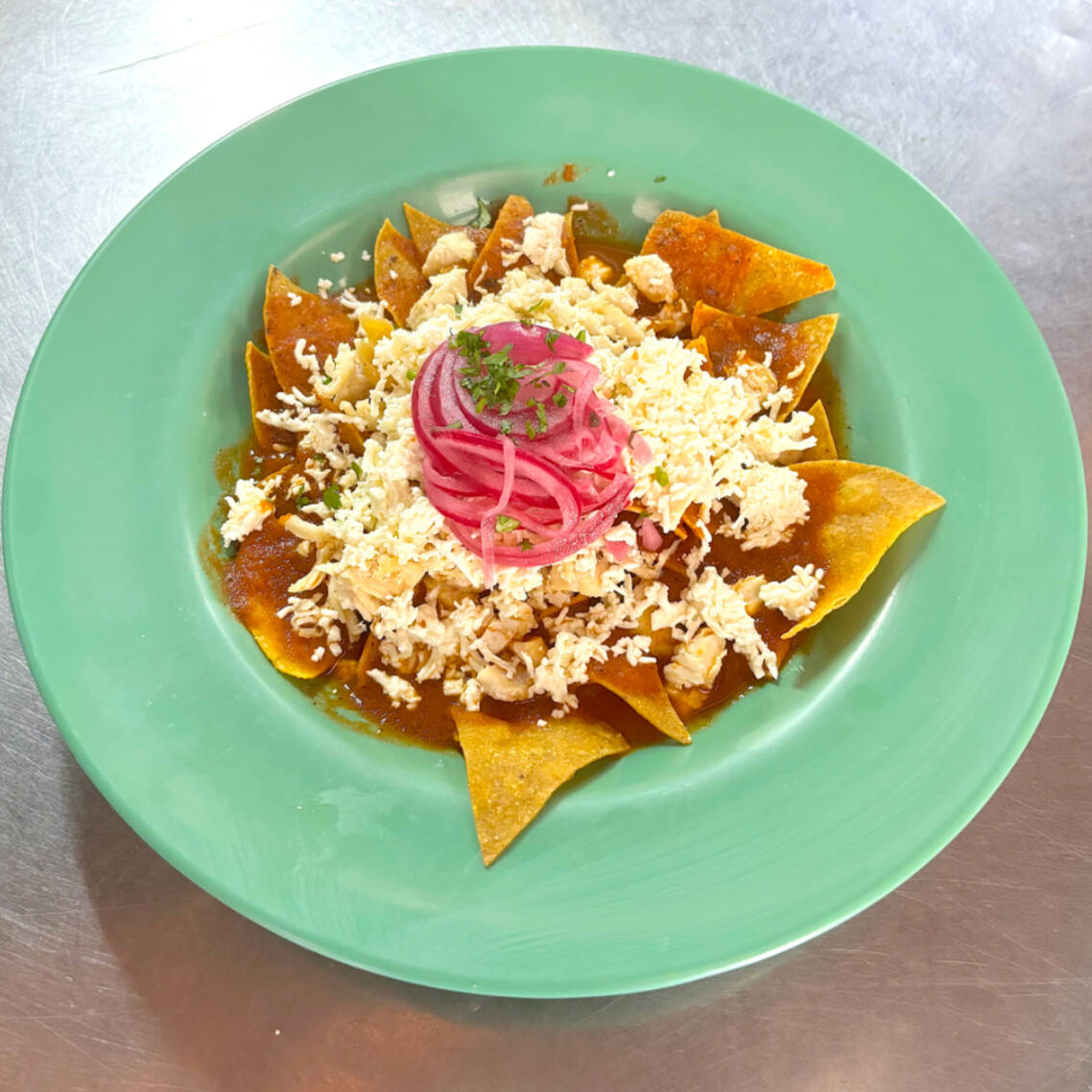 Chilaquiles Suizos