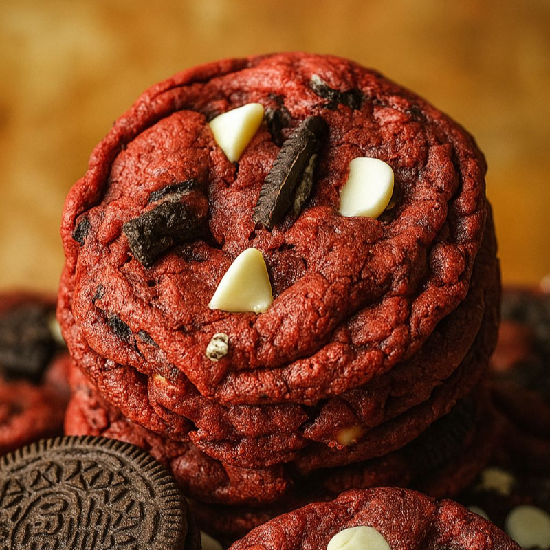 GALLETA DE RED VELVET Y OREO