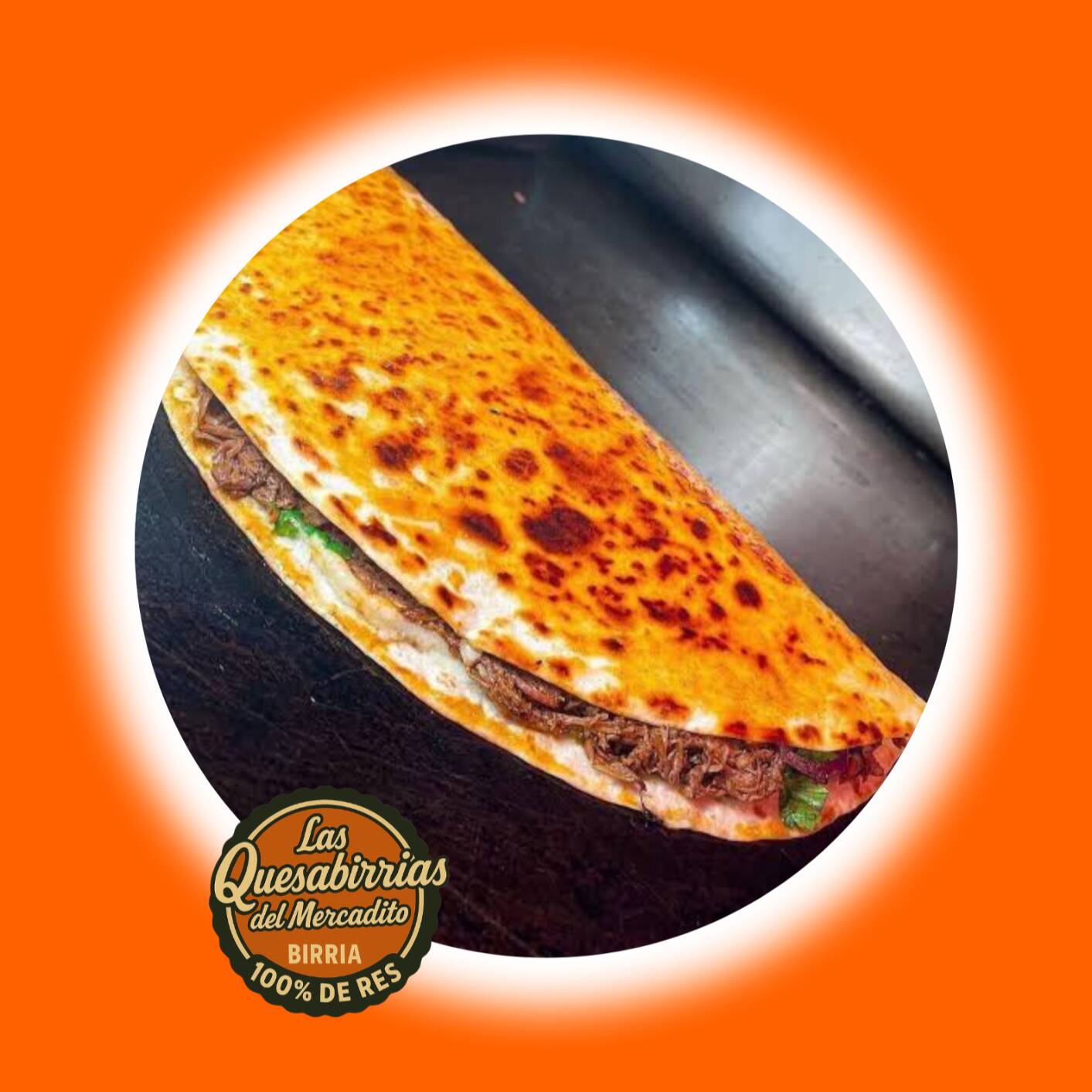 Taco Gigante Quesabirria Harina 25 cm