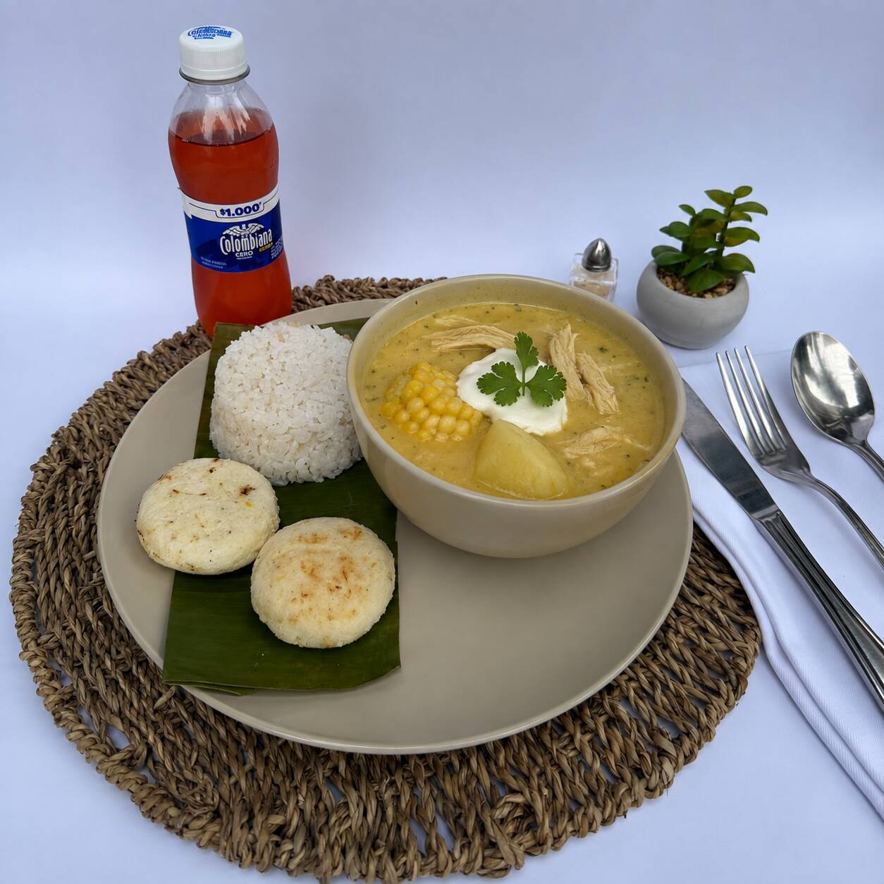 Sopa de Ajiaco Completo