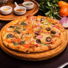 Deliciosa Pizza Grande 1/2 Marguerita 1/2 A Moda