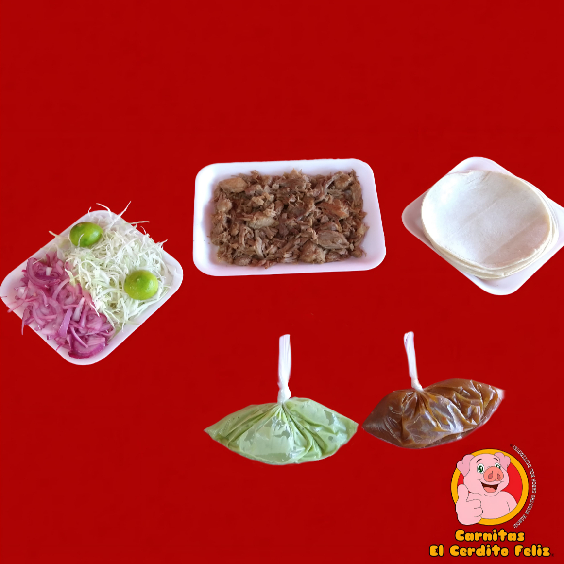 1/4 Kg. Carnitas (Individual 1 Persona)