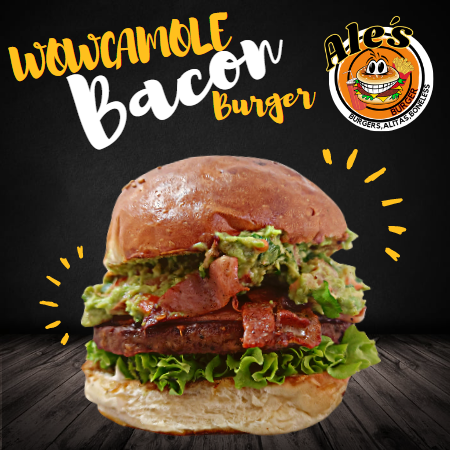 Wowcamole Bacon Burger
