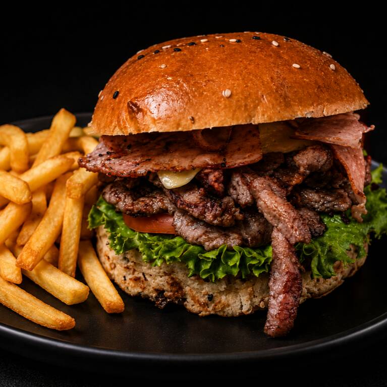 HB Arrchera + Papas + Refresco Gratis 🍟🍔😋🔥