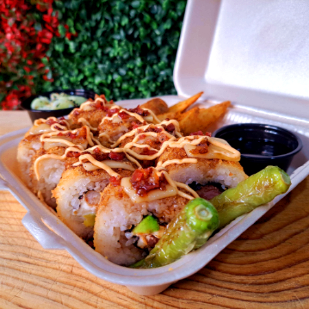 Yurei Roll (Camarón + Arrachera + Pollo)