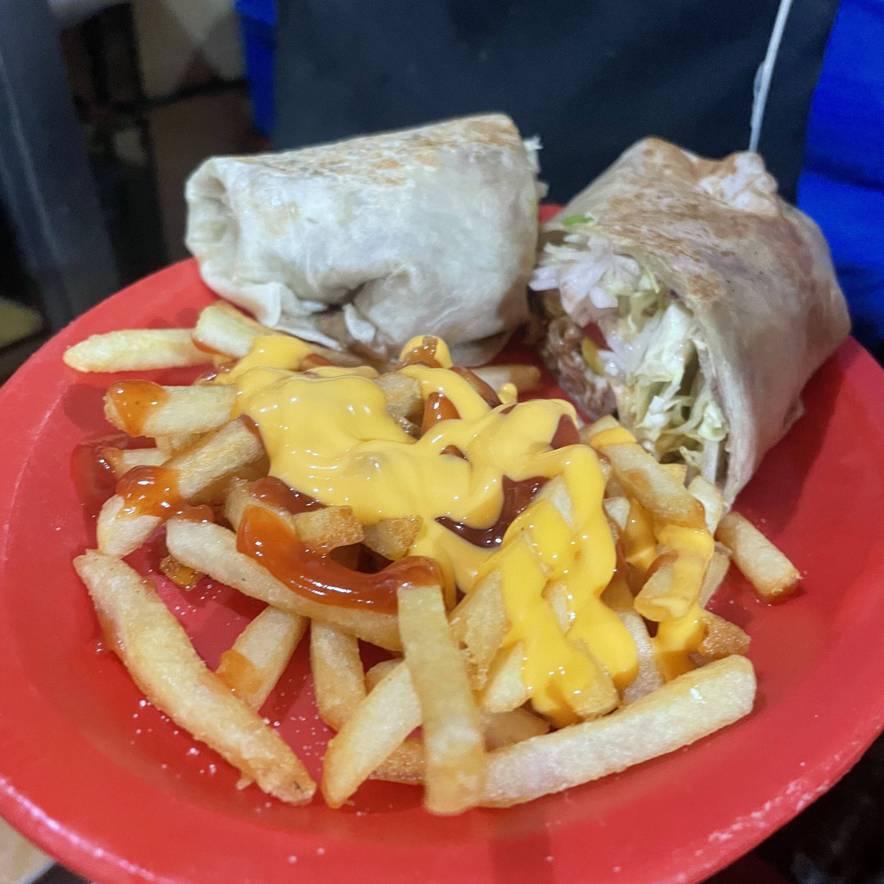 Burrito de Bistec + Coca Cola 355 Ml
