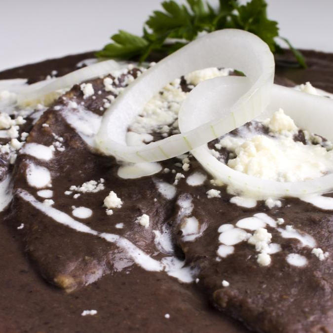 Entomatadas, Enfrijoladas o Enchiladas Verdes