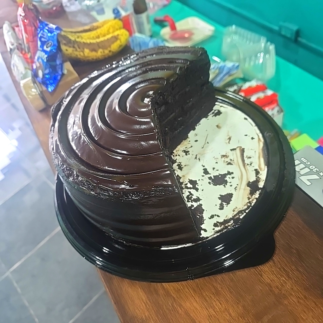 Rebanada de Pastel de Chocolate