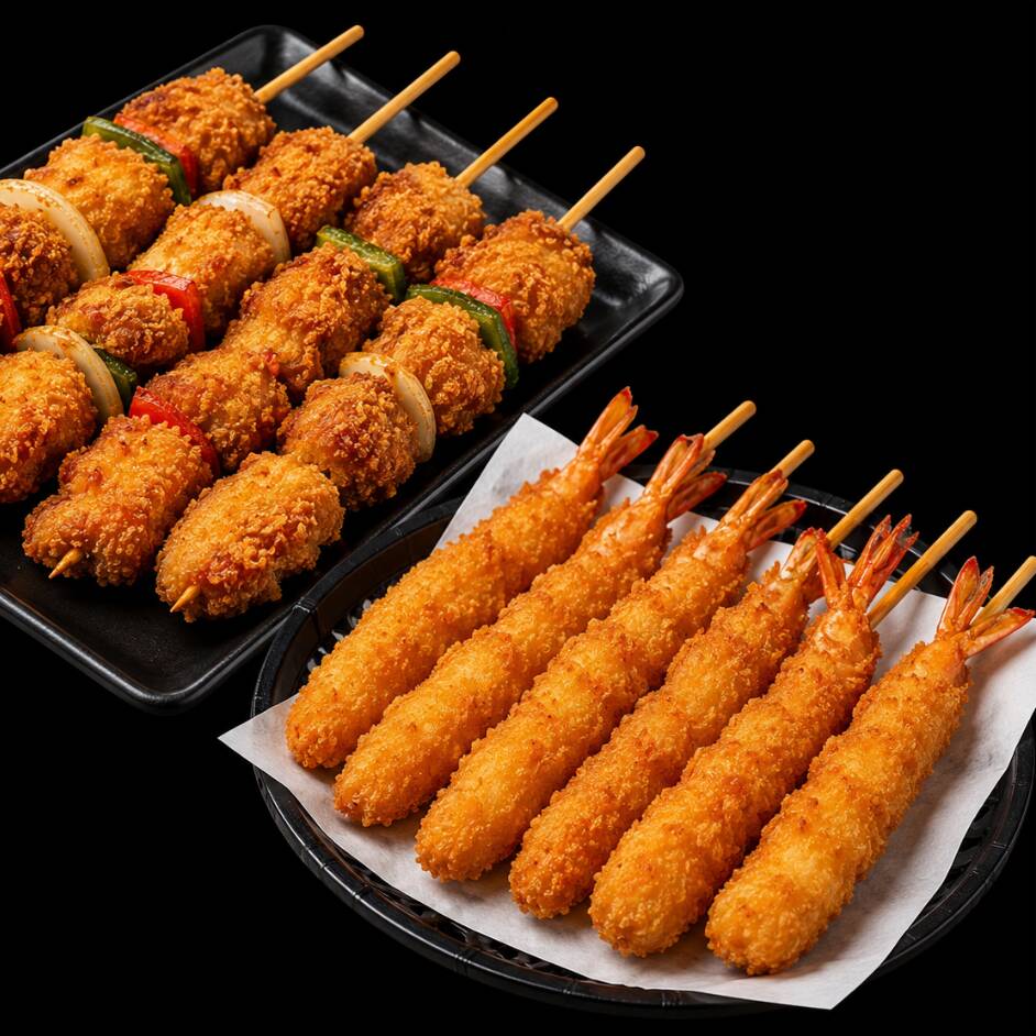 Brochetas Empanizadas Philadelphia