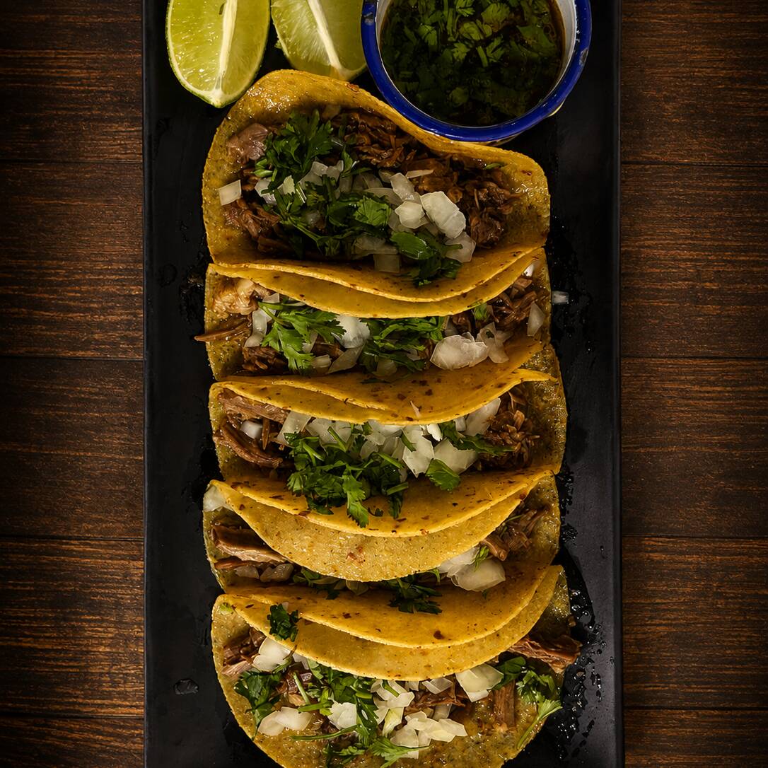 5 Tacos de Birria