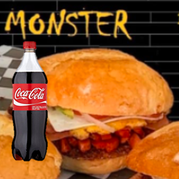 Combo Torta Monster+Coca Cola 600 ml