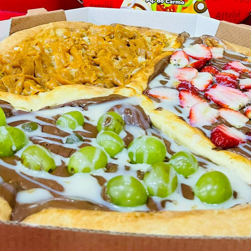 1/3 UVA VERDE COM CHOCOLATE 1/3 SENSAÇAO 1/3 ABACAXI COM DOCE DE LEITE