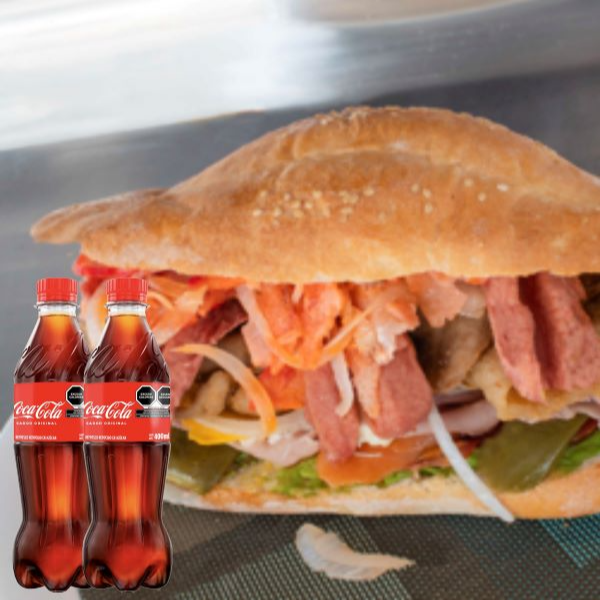 Combo Torta Cubana + Coca Cola