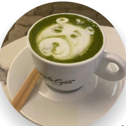 Matcha e Leite Vaporizado