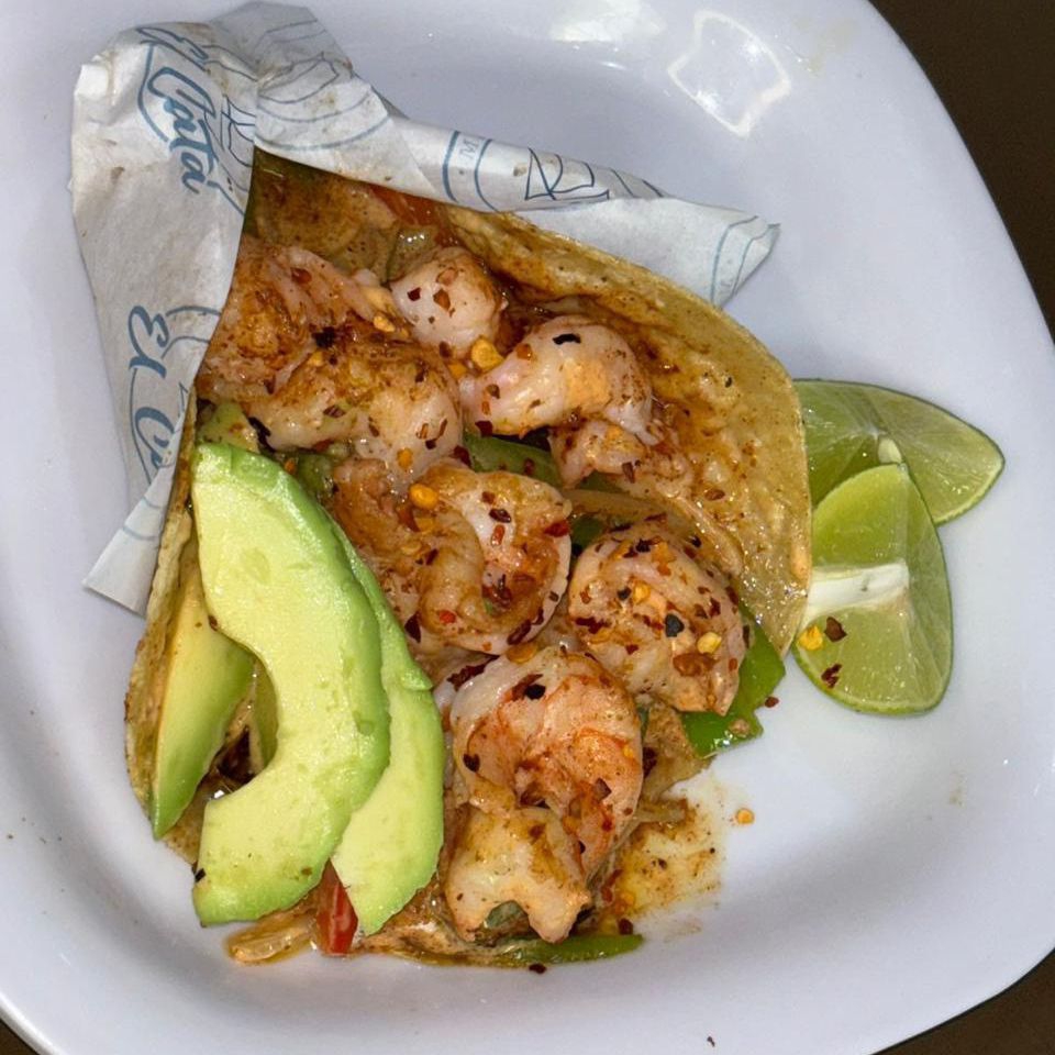 Taco de Camarón Enchilado