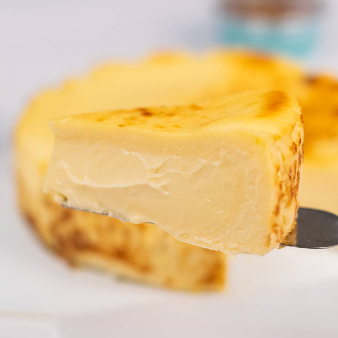 Porción de Tarta Vasca