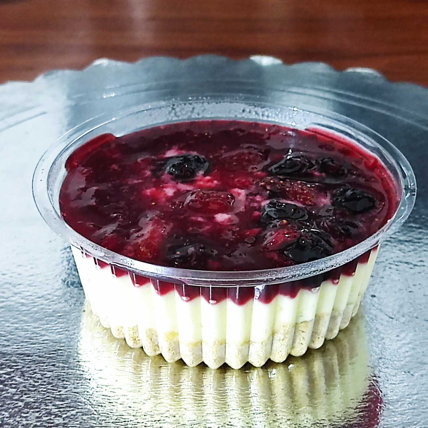 CHEESECAKE FRUTOS ROJOS 5 ONZAS