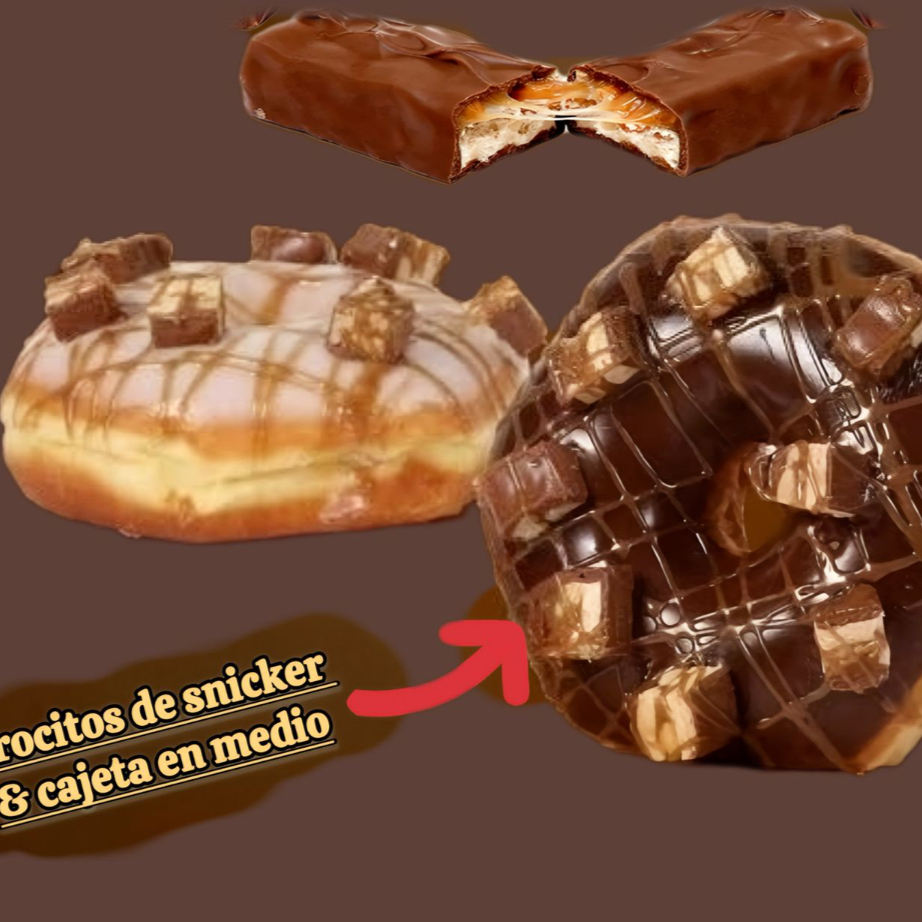 DONA SNICKER CHOCOLATE