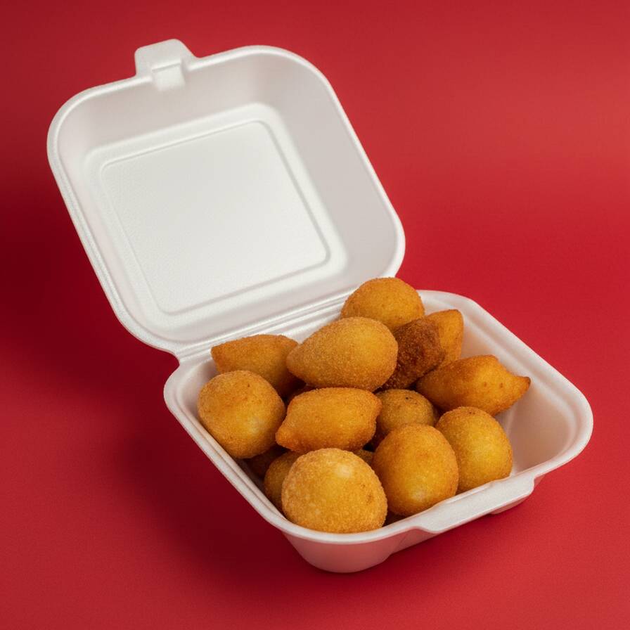 18 salgadinhos sortidos da sua escolha! Coxinha, bolinho de queijo, bolinho de carne, risole ou kibe. Crocantes, recheados e irresistíveis!