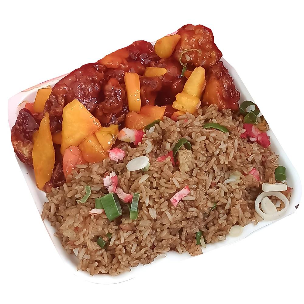 MEDIANO. 1 Guisado + Arroz Frito.