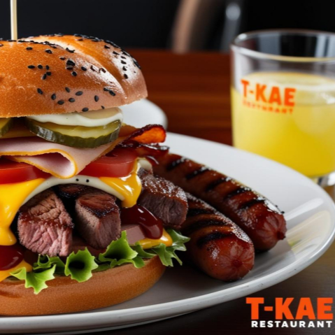 Gde. Chori/Burger Extra Queso Con Papas y Bebida