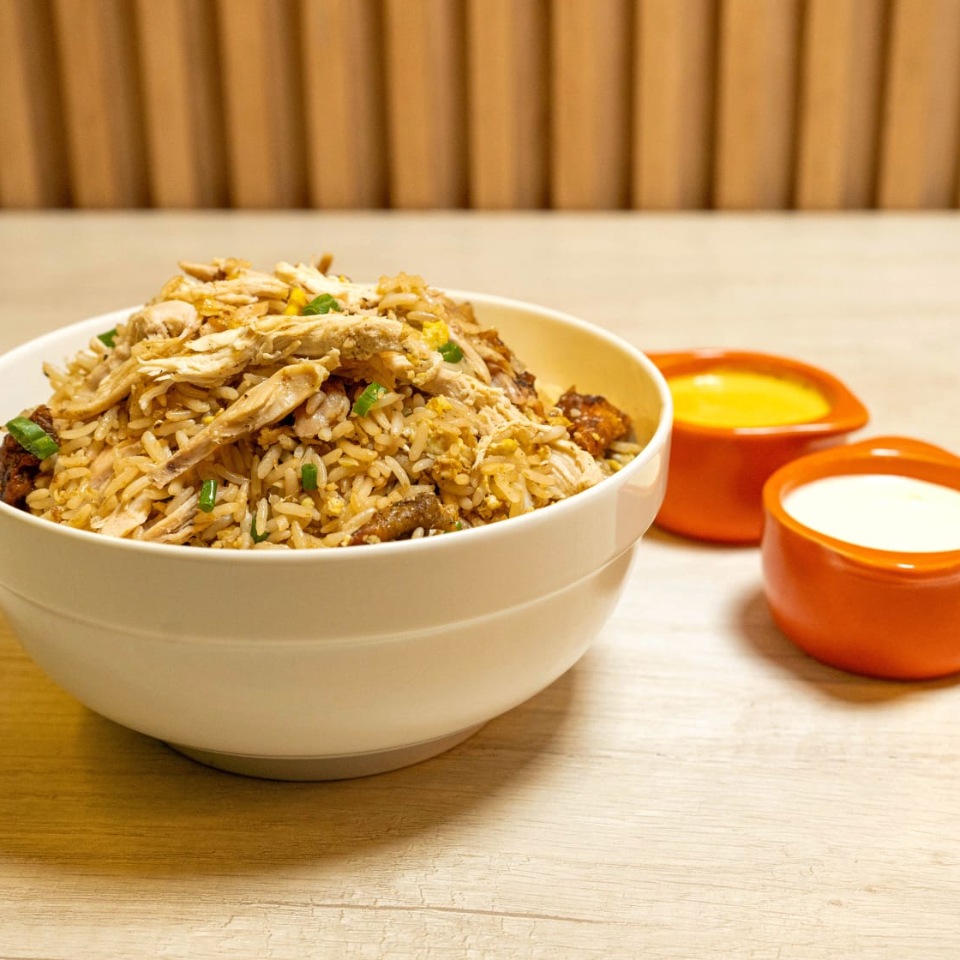 Chaufa Mediano de Pollo en Trozo