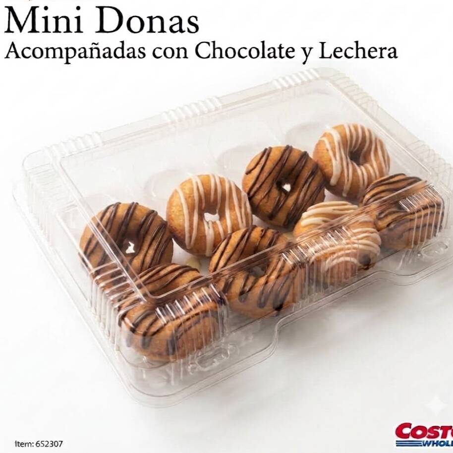 8 Mini Donas + 2 De Regalo