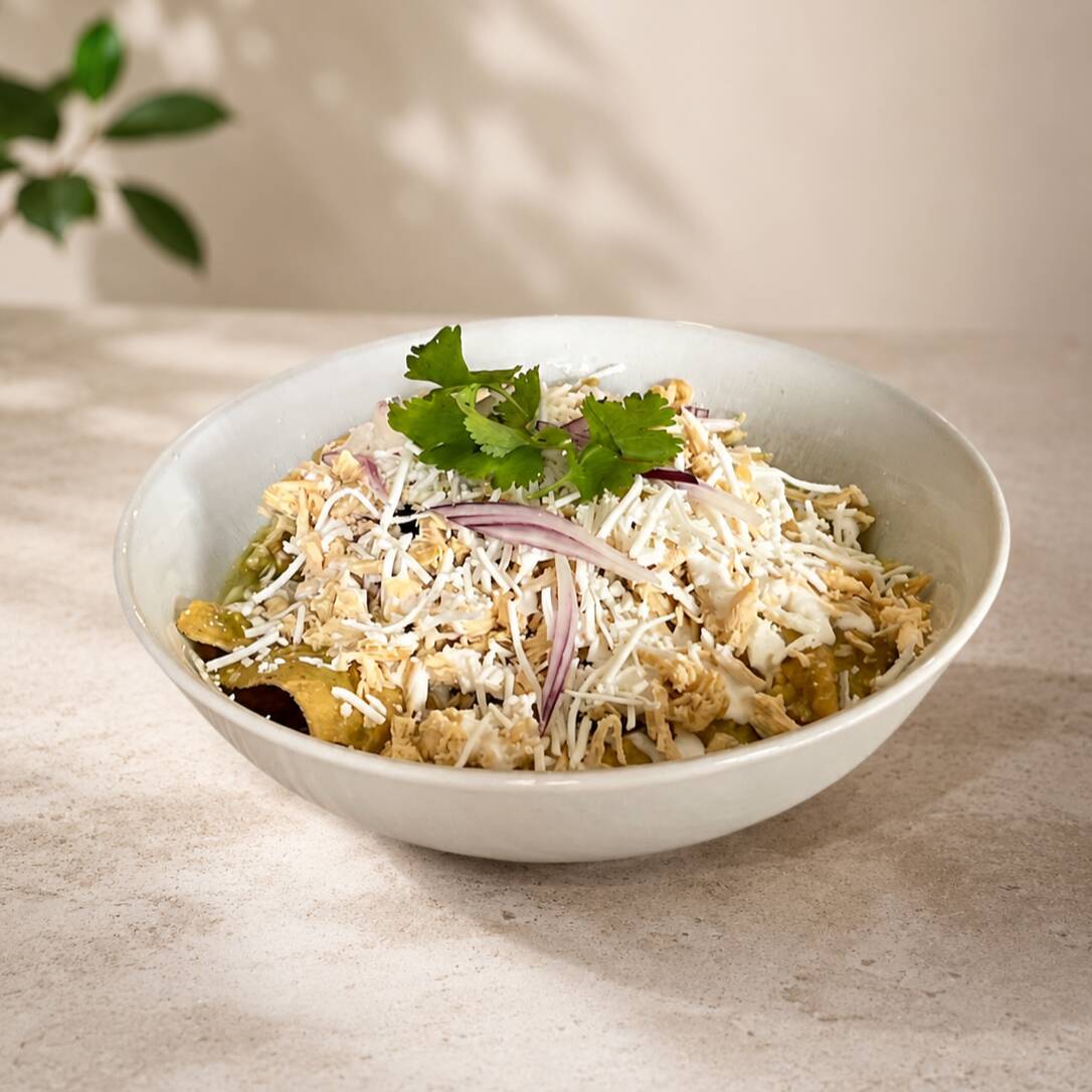 Chilaquiles con Pollo